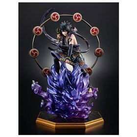 figura megahouse gem série naruto shippuden sasuke deus do trovão