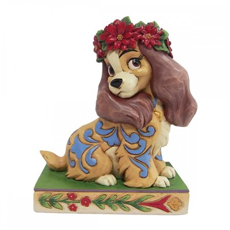 figura enesco disney a senhora e a rainha vagabundo