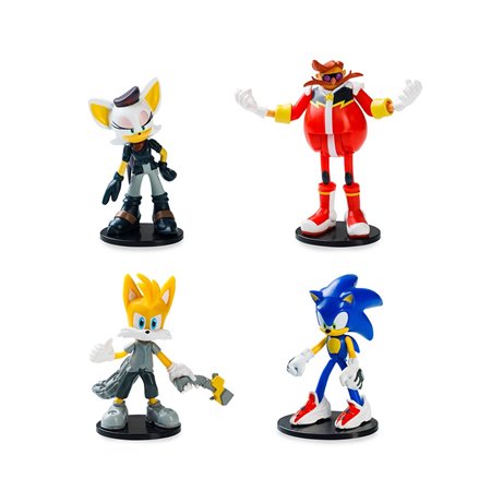 Variedade de figuras pack de 4 Sonic