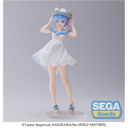 Figura empresa de bom sorriso re: zero começando a vida em outro mundo luminasta rem nyatsu day