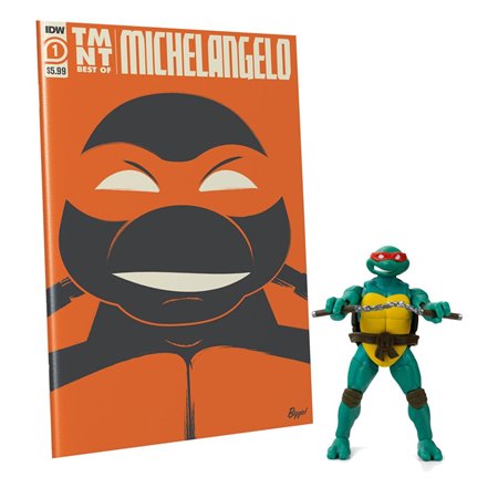 figura e quadrinhos os assuntos leais tartarugas ninja bst axn x idw michelangelo exclusivo