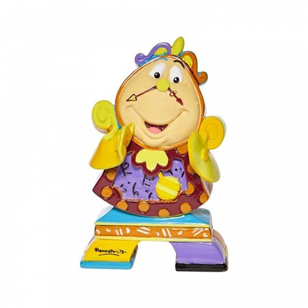 Disney Enesco A Bela e a Fera Cogsworth Britto Figura Estilo