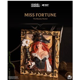 Figura League of Legends 3D enquadra o caçador de recompensas Miss Fortune