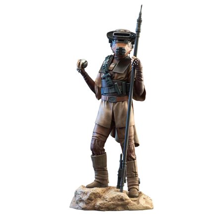 Figura da Diamond Collection Star Wars retorno do jedi leia boushh disfarçado