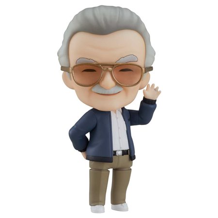 bom sorriso companhia nendoroid figura maravilha stan lee