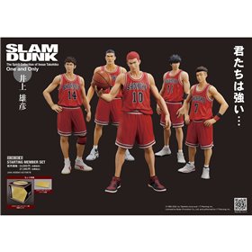 Conjunto de 5 figuras bom sorriso empresa slam dunk shohoku membro inicial