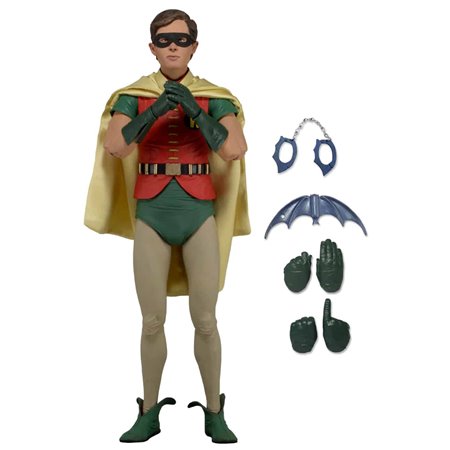 neca figura dc comics robin 1966 burt ward