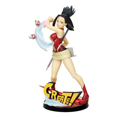 Figura bom sorriso companhia bellfine meu herói academia momo yaoyorozu traje de herói