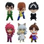 Variedade de 6 figuras boa empresa de sorriso yu yu hakusho coleção de mini figuras