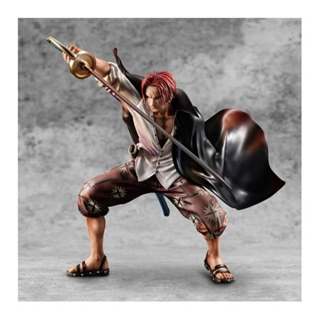 figura megahouse one piece memórias de reprodução pop one piece ruiva shanks