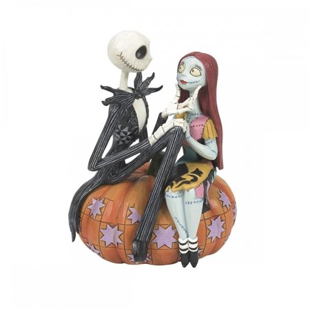 Figuera enesco disney pesadelo antes do natal jack e sally em abóbora