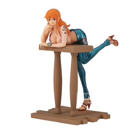Banpresto figura grandline de uma peça especial nami 15cm