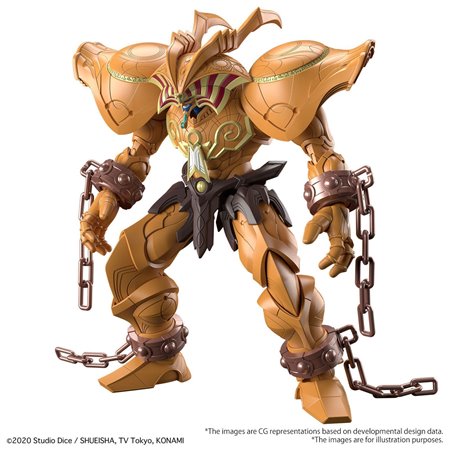 Figura de hobby Bandai yu - gi - oh! exodia encarnada amplificou o lendário