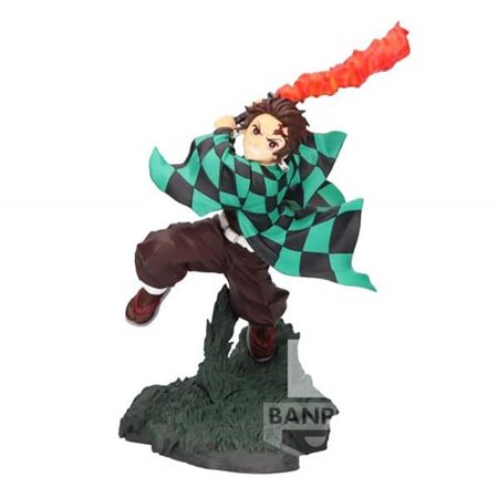 Banpresto demon slayer kimetsu no yaiba combinação batalha tanjiro kamado figura 9cm