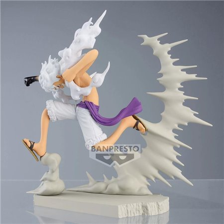 Banpresto peça única senkozekkei monkey d luffy gear 5 figura 7cm