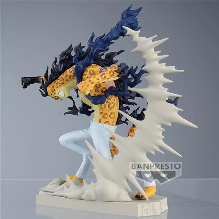 banpresto one piece senkozekkei rob lucci figura 10cm