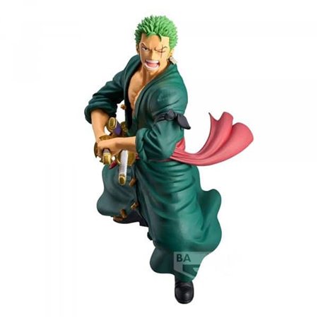 Banpresto one piece grandista zoro roronoa figura 22cm