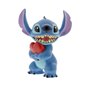 enesco disney lilo & stitch figura com coração