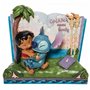 Figura decorativa Enesco Disney Lilo & Stitch Book Ohana