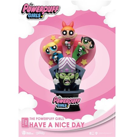 Figura reino fera dstage as meninas superpoderosas tenham um bom dia diorama 15 cm