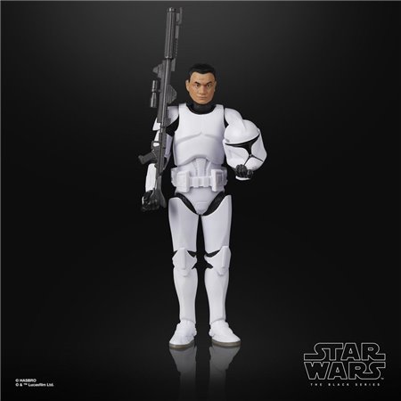 Hasbro star wars o ataque da série negra dos clones fase 1 figura do soldado cloone