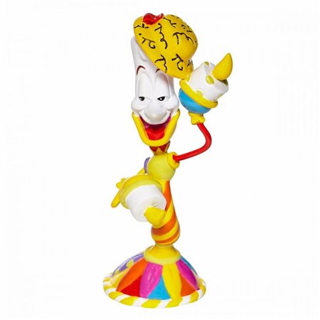 Enesco Disney Figura A Bela e a Fera Lumiere Britto Estilo