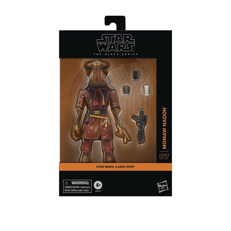 figura hasbro star wars a série negra uma nova esperança momaw nadon