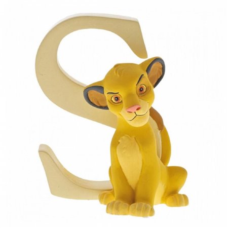 enesco figura disney o rei leão simba letra s