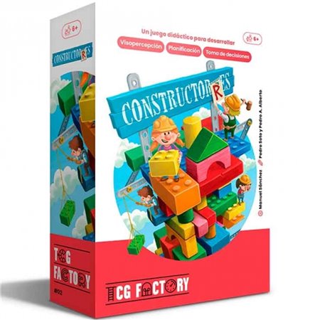 Jogo de tabuleiro educativo para crianças construtores pegi 6