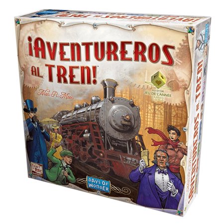 Jogo de tabuleiro de aventureiros do trem Pegi 8