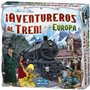 Aventureiros do jogo de tabuleiro Asmodee no trem! europa pegi 8