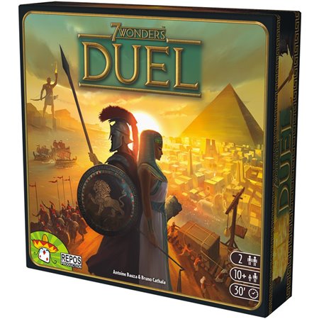 Jogo de tabuleiro Asmodee 7 maravilhas: duelo pegi 10