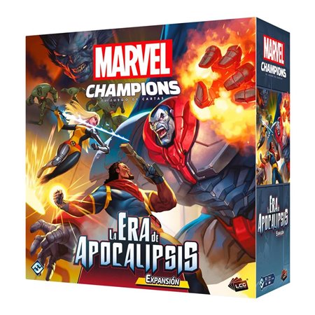 Jogo de tabuleiro Marvel Age of Apocalypse com idade recomendada de 14 anos