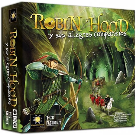 Jogo de tabuleiro Robin Hood e seus alegres companheiros em espanhol