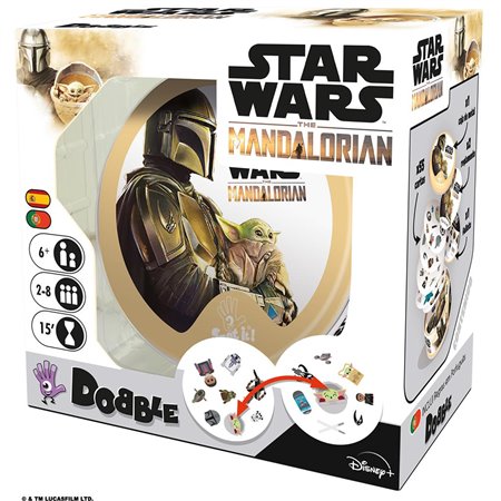 Jogo de tabuleiro Dobble Star Wars Mandalorian Pegi 6