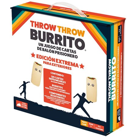 Throw Throw Burrito Board Game Extreme Edition para atividades ao ar livre Pegi 7