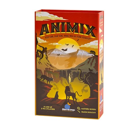 Jogo de tabuleiro Animix Park recomendado para 8 anos de idade