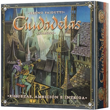 Asmodee citadels clássico jogo de tabuleiro pegi 10