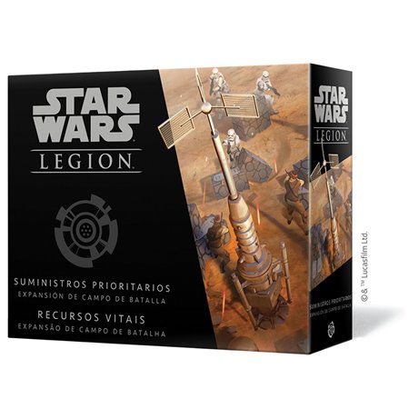 Jogo de tabuleiro Star Wars Legion: suprimentos prioritários Pegi 14