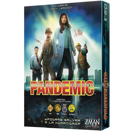 Jogo de tabuleiro Asmodee pandêmico pegi 8