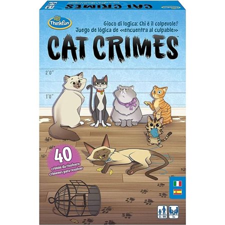 jogo de tabuleiro sobre crimes de gatos