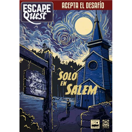 Jogo de tabuleiro Escape Quest 3: apenas no formato de livro Salem Pegi 12