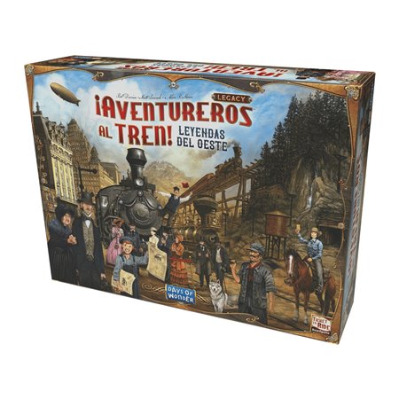 Aventureiros de jogos de tabuleiro no trem! lendas legadas do oeste idade recomendada 10 anos