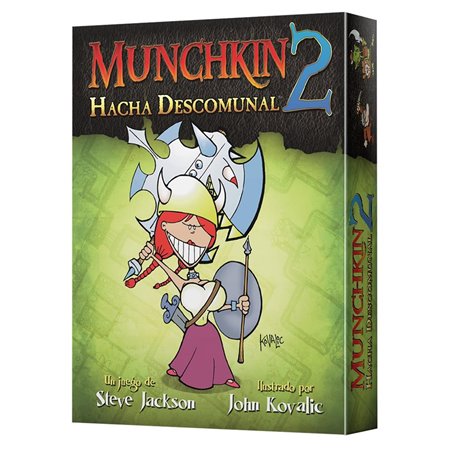 Jogo de tabuleiro Munchkin 2: enorme machado pegi 10