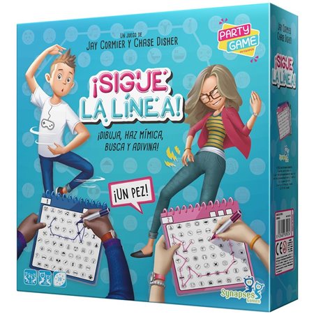 Jogo de tabuleiro siga a linha! pegi 10