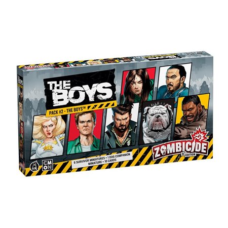 Jogo de tabuleiro Zombicide 2e: o pacote dos meninos nº 2, os meninos recomendaram a idade de 14 anos