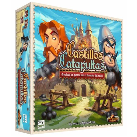 Jogo de tabuleiro de castelos e catapultas pegi 8