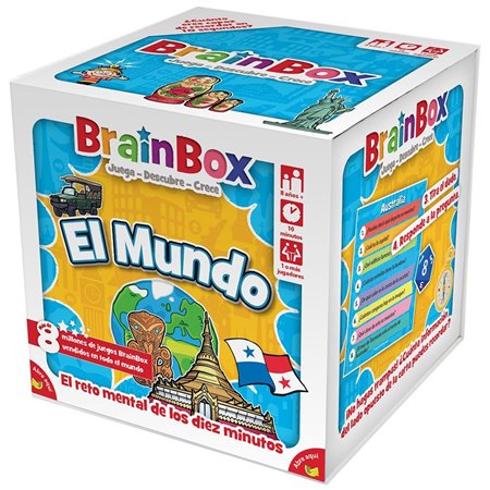 Jogo de tabuleiro Brainbox o mundo pegi 8