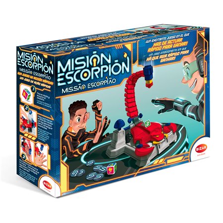 Jogo de tabuleiro da missão Bizak Scorpion