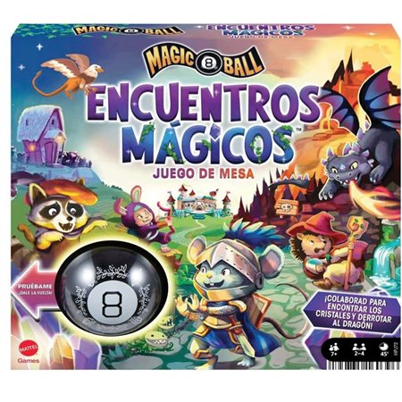 Jogo de tabuleiro Mattel Ball 8 encontros mágicos